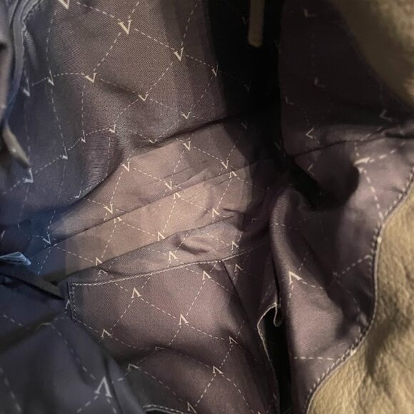 Nella Leather and Suede Hobo Bag Vince Camuto, Mink color - Picture 15 of 16